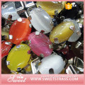 Short time delivery wholesale price sew on epoxy stone beads for boots
